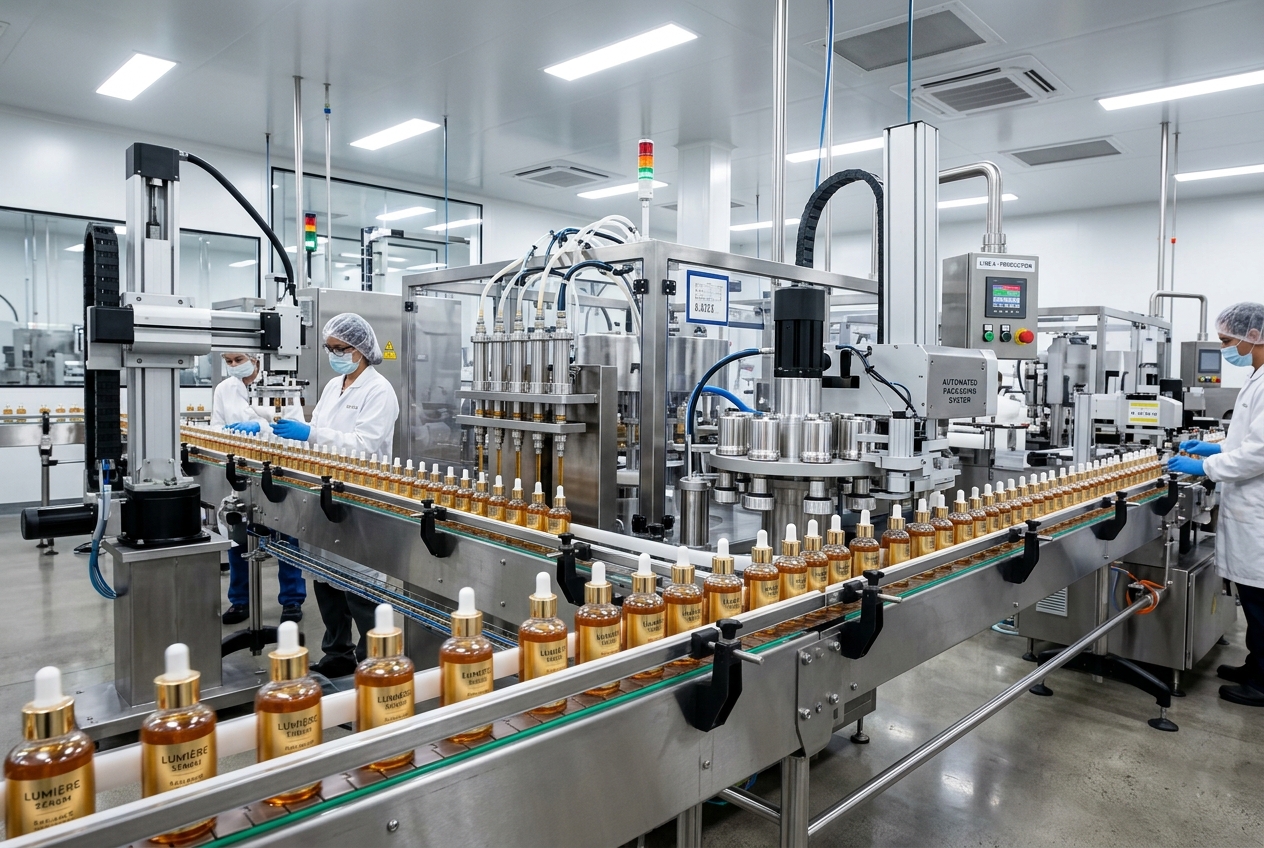 Automated Compounding Filling Lines Foreground