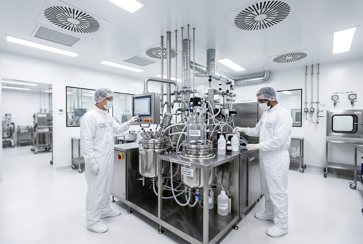Sterile Cleanroom Processing Setup