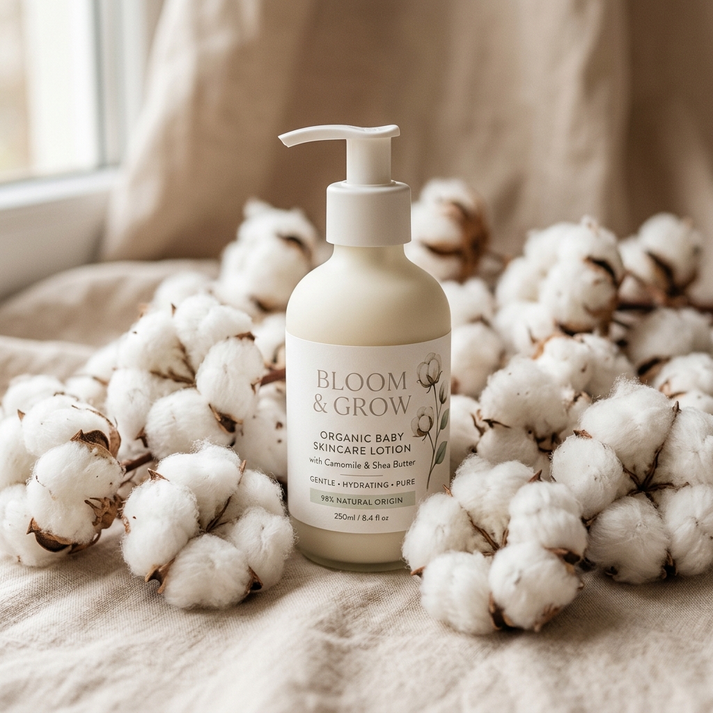 Gentle Organic Baby Care Mockup